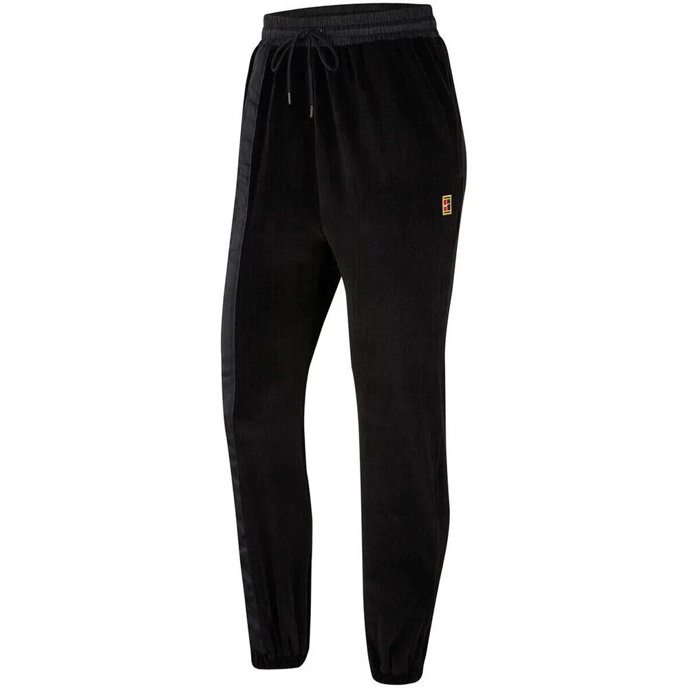 NikeCourt London Tennis Pants Women's Large Gray Loose Fit Sports Joggers A35